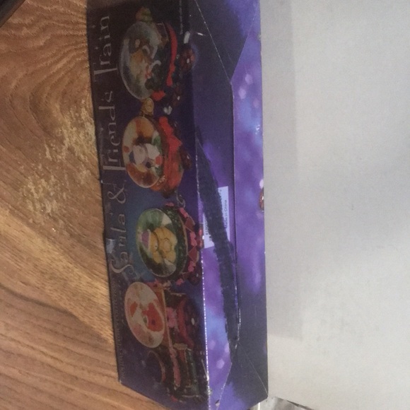 Santa n friends water globe mini train by Holiday Classics collection. Roughly - Picture 5 of 14